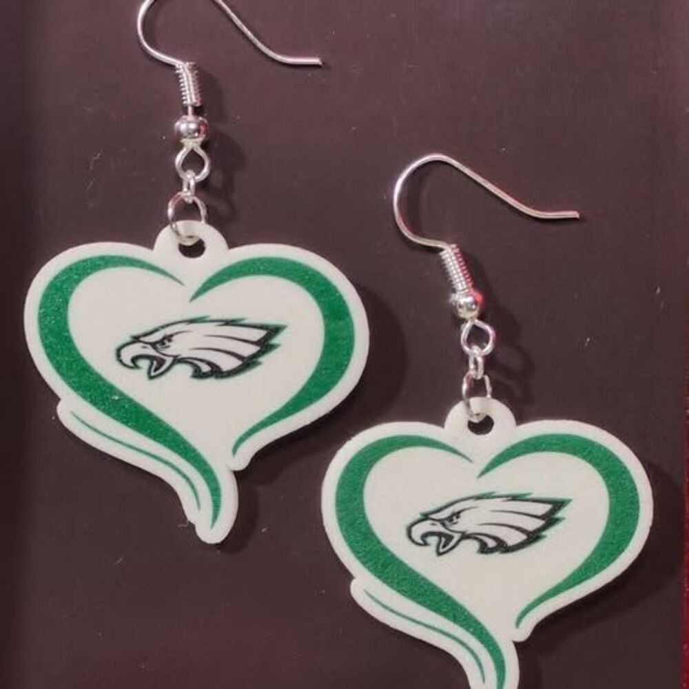 Eagles Heart Earrings